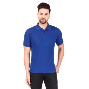Polo Yorksteadd Azure Blue Mens T-shirt | Greylongg