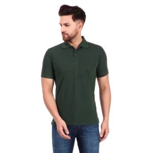 forest green polo t-shirts